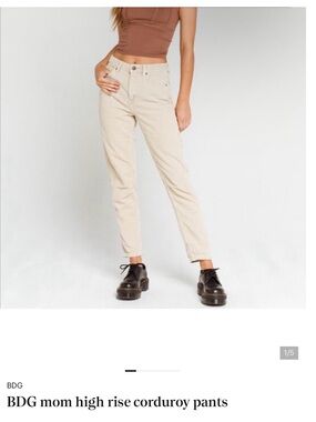 BDG mom high rise corduroy pants